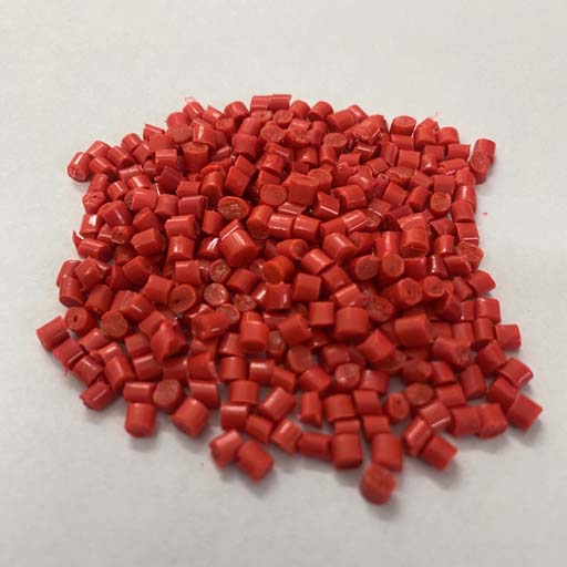 Fluorescent Red ABS Granules